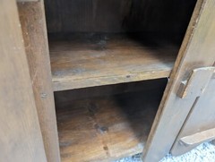 Antique Early 1900s DRY SINK Wash Basin PRIMITIVE Hinges , Hardware & Latches