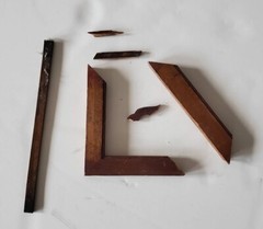 Antique 19th C. Japanese Parquetry Wood ‘Shadona’ Etagere Display Shelf Drawers