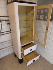 Vintage 1930s Art Deco Medical Cabinet