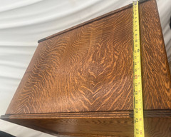 Antique Yawman and Erbe Tiger Oak Vertical File Cabinet Arts and Crafts c1910