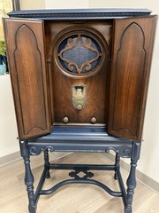 1930’s Antique Majestic Radio Cabinet Reclaimed VERY COOL