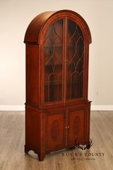 Museum Collection Mahogany Arch Top China Display Cabinet