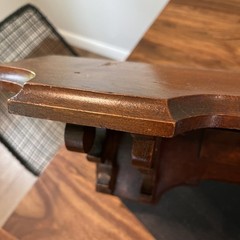 Antique Mantel Shelf Victorian Walnut