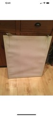 Great Antique Wall Hang Hung Glass Shelf Cupboard Gold Outline Glass Background