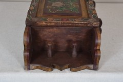 Antique Wooden Kitchen Wall Shelf Cabinet Vintage Spice Cabinet Apothecary Box