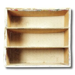 MID-CENTURY Floral 3-Drawer Sewing Set Kit: CONTENTS FULL Boudoir Shabby Country