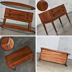 Scandinavian Modern Teak Low Bench Cabinet Credenza Attributed Arne Wahl Iversen