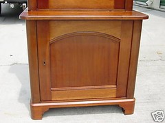 Choice Empire Single Door Mahogany China Display Cabinet