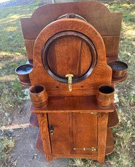 SUPERB Antique “Shop of the Crafter” Liquor Cabinet – Stickley Era!