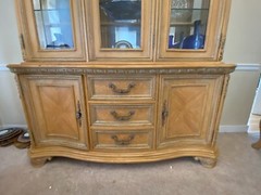 china cabinet, Luxury furniture, marble counter tops, credenza cabinet