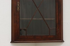 Georgian Antique 1820s Pine Kitchen or Bath Corner Cabinet #56410