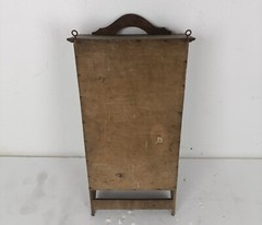 Art Deco Medicine Apothecary Cabinet Wall Hanging Beveled Glass Oak Kitchen Bath