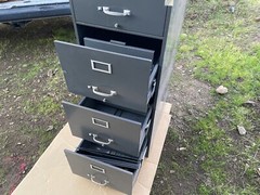 Vintage Cole Steel Metal File Cabinet