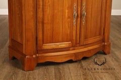 Ethan Allen French Country Style ‘Legacy’ Maple Bowfront Server