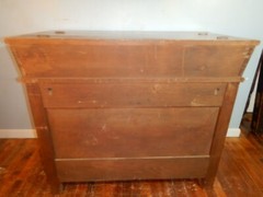 antique dry sink cabinet Dovetailed Sink w Folding Cover 1800’s