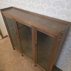 Arts & Crafts Display Cabinet Craftsman Library Book Case Mission Style