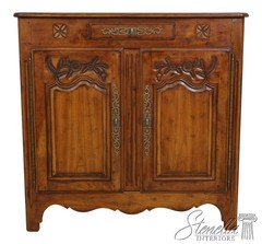 61044: DREXEL HERITAGE Country French Cherry Server Bar Cabinet