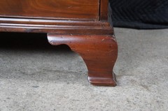 Antique American Chippendale Mahogany Chest on Chest Highboy Dresser 70″