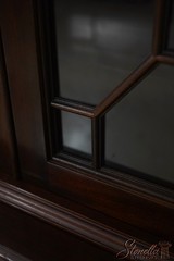 65746: STICKLEY Chippendale Style 4 Door Mahogany Breakfront