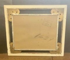 MCM Windsor Mirrored Shadowbox Curio Shelf 25×29 Vintage Illinois Moulding Co