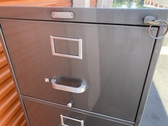 Vintage McDowell And Craig Industrial Metal File Cabinet