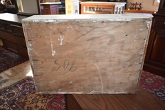 Shabby Chic Primitive Painted Wood Wall Medicine Cabinet Cupboard Mirror Door