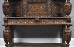 Antique Court Cupboard, Early Elizabethan, Carved Oak, 17th / 18th Century!!