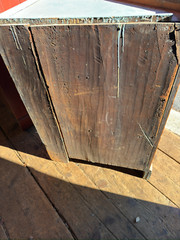 antique corner cupboard cabinet 2pc Farmhouse Country Clean 1800 refinished