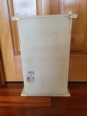 Ole Plantation Handpainted Cabinet Jean Oates Vtg Cupboard Farmhouse Country