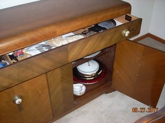 Kroehler, Serving/Dining Room Hutch, Mid-Century, Walnut & Rosewood