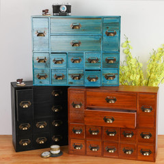 Apothecary Drawers Card Catalog Cabinet with 14 Drawers Wooden Card Catalog Wood