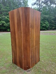 Southern Cherry Corner Cupboard Shop Made 20thc