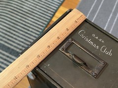 VINTAGE 1920’S O.A. CO. CHRISTMAS CLUB METAL CARD CATALOG BANKING FILE CABINET