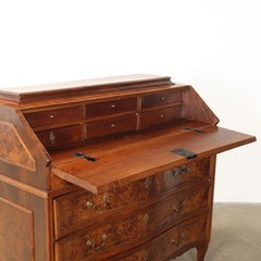 Antique Baroque Cabinet Walnut 4 Drawers Italy XVIII Century