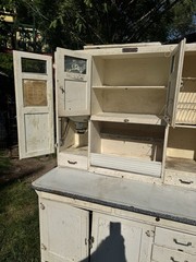 Antique Hooser Style Cabinet Kitchen Cabinet 48”x69”x26” Local Pick Up