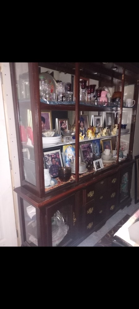 China Cabinet By Drexel Vintage 1930s Heritage Federal Style T.Scott Collection