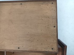 small Apothecary medicine cabinet antique kitchen bathroom wall hanging barn sty
