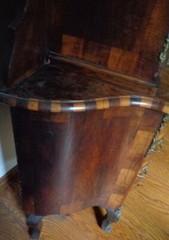 Antique Dresden Cabinet – GORGEOUS DETAIL – ORIGINAL HARDWARE. – NEEDS TLC