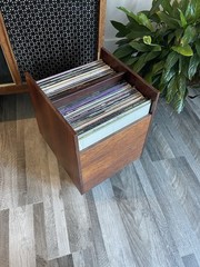 Rolf Hesland for Bruksbo Mid Century Danish Rosewood Record Caddy