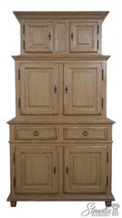 70896: WOODLAND Large Country Distressed Painted Cabinet