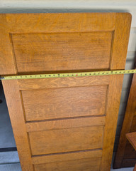 Library Bureau Sole Makers Tiger Oak File Cabinet Parts Side Back Tag Drawers