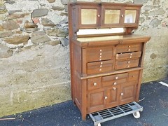 Rare Dental Cabinet in Oak by American Cabinet Company
