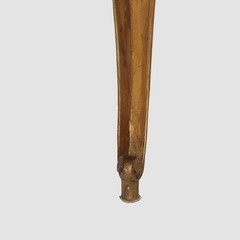 Giltwood Bombay Serpentine Vitrine With Verdis Martin Panels c1890