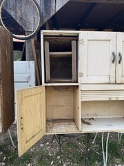 Vintage Keystone Hooser Cabinet Hutch Top