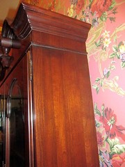 Ethan Allen Georgian Court Cherry Glass Top Drop Front Secretary Desk 11 9224