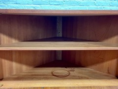 Mid Century Modern Rosewood Corner Bookcase / Bar Cabinet, Made in Denmark 1960s
