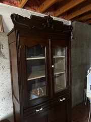 Antique Primitive Cabinet Cupboard Farmhouse