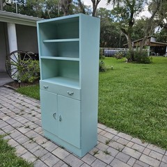 Vintage Medical Cabinet Metal Display Case Medicine Mid-Century Modern Storage
