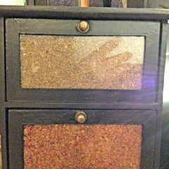 Antique Vintage GENERAL STORE SPICE COUNTER DISPLAY CABINET CHEST CASE 4 Drawer
