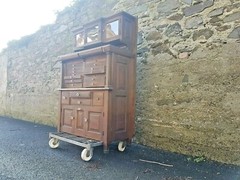 Rare Dental Cabinet in Oak by American Cabinet Company